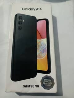 Samsung A14 6 GB 128 GB with box good condition warranty 2 to 3 months