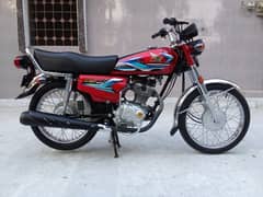 Honda 125cc Non Accident Red Colour 0300-6612088