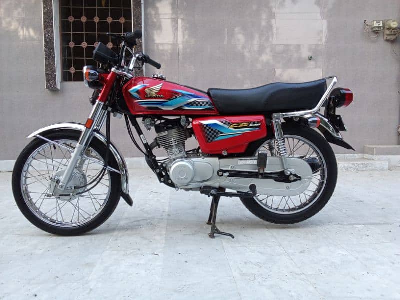 Honda 125cc Non Accident Red Colour 0300-6612088 1