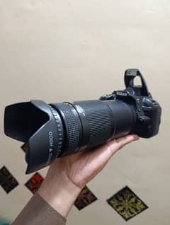 Nikon D3100 with 70-210mm lens