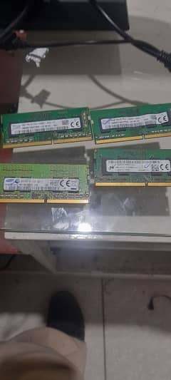 ddr4 4gb laptop ram (13pcs)