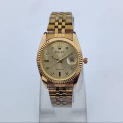 Men watch golden colour