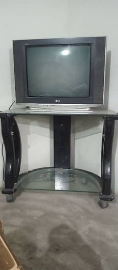 LG Television with Trolly