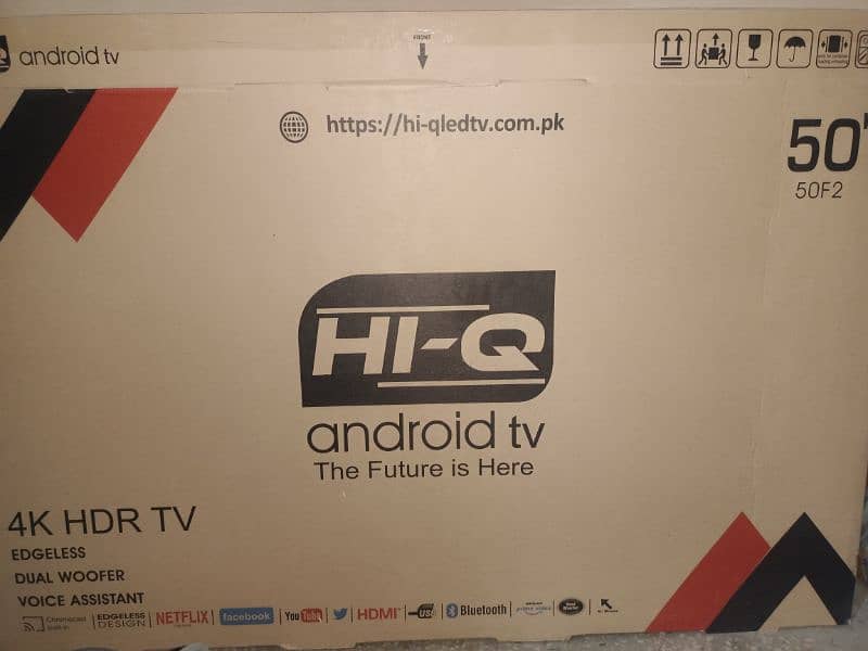 HI-Q 4K HDR F2 android/google TV 9