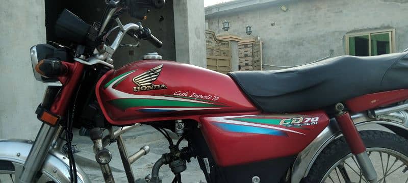 HONDA CD 70 2016 MODEL CHAKWAL REGISTER NO [NO 2017] 9