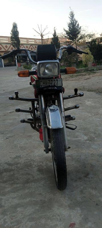 HONDA CD 70 2016 MODEL CHAKWAL REGISTER NO [NO 2017] 12