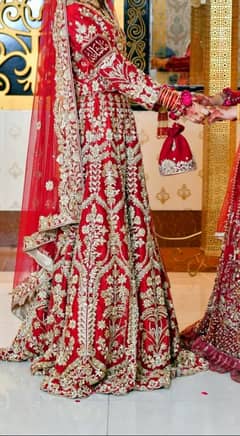 Designer bridal lahnga urgent for sale