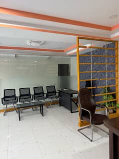 900 sqft furnished office available on rent