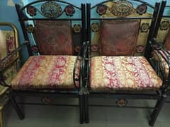 iron sofa set up for sale