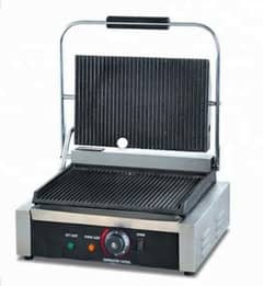 High-Quality Commercial Panini Press Machine for Sandwiches & Grilling