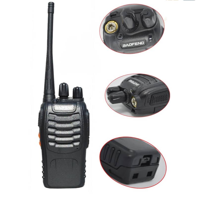 New Baofeng 888S Dual Band Walkie Talkies 2km Range, Wireless Radios 5