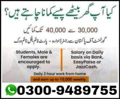 online job available in Pakistan, online earning