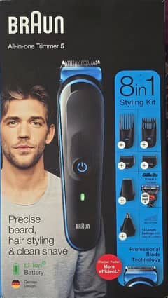 Braun All in One Trimmer 5 (8 in 1 Styling Kit)