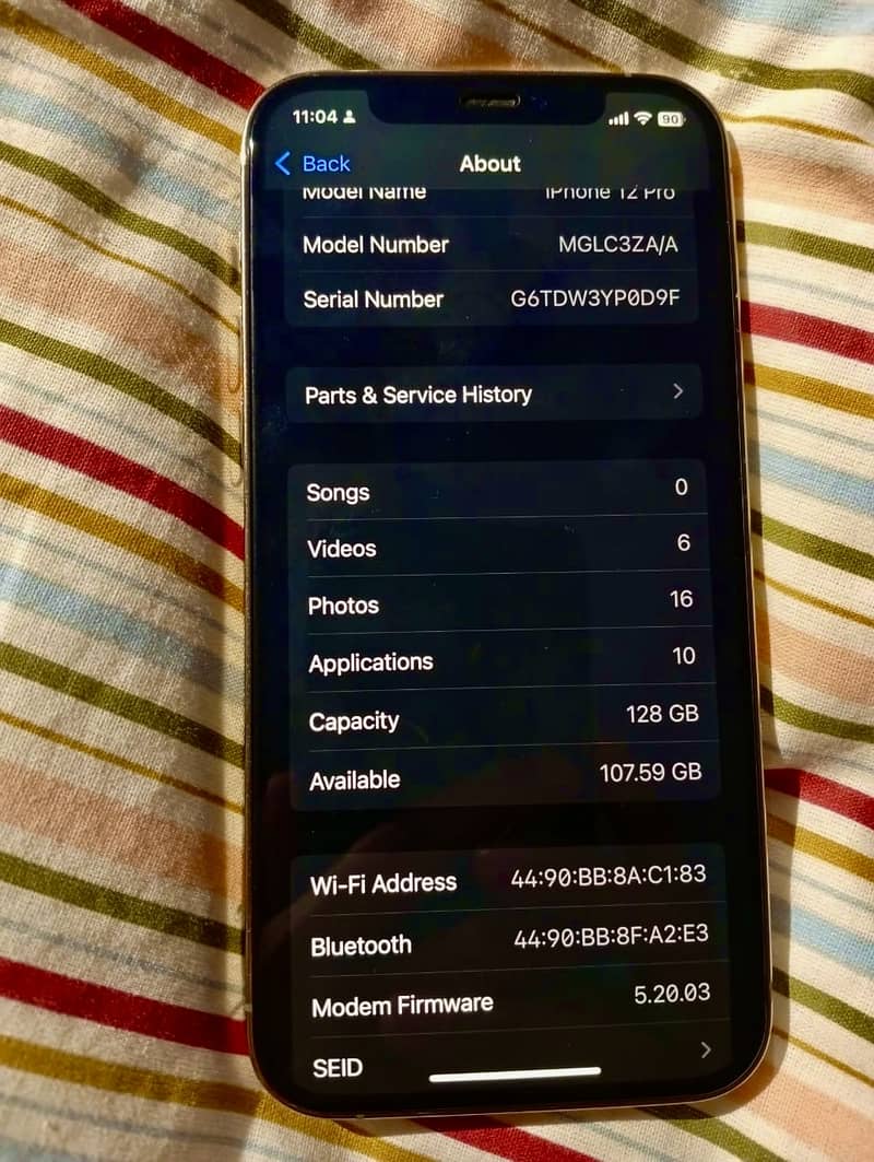 Apple iPhone 12 Pro HK Dual Physcial Sim PTA Approved 6