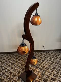 wooden lamp