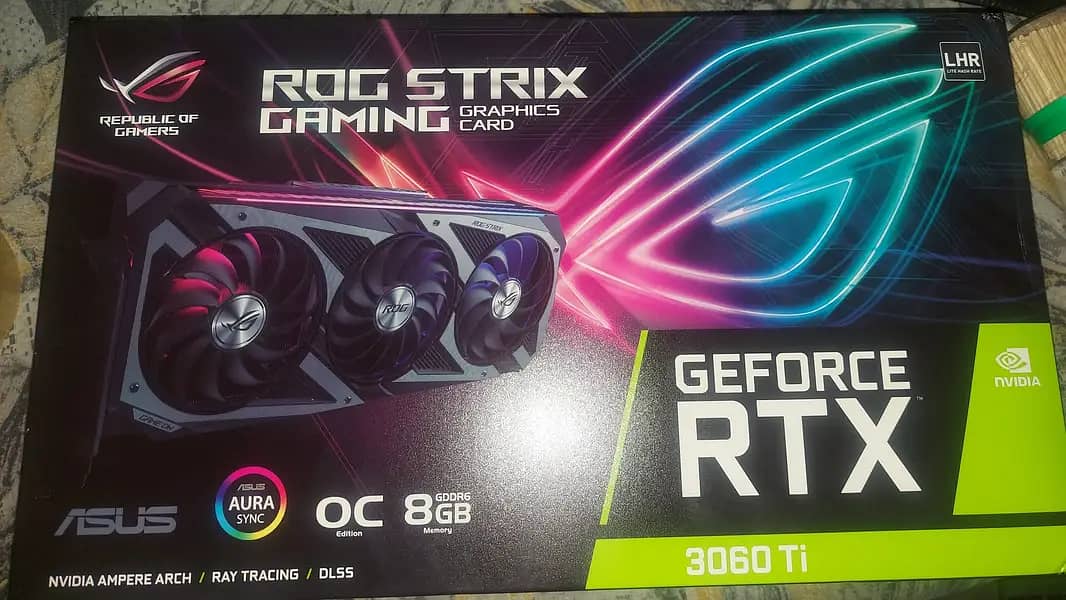 Asus Strix RTX 3060 Ti (8GB) and Asus Dual OC RTX 3060 (12GB) 0