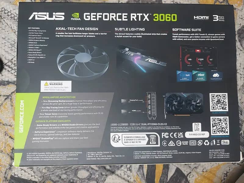 Asus Strix RTX 3060 Ti (8GB) and Asus Dual OC RTX 3060 (12GB) 10