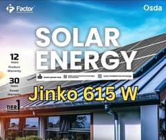 jinko 585 605 615 watt Bifacial N type Tier1 12 years warranty