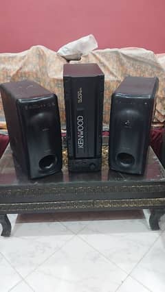 2 sony 1 kenwood active woofer