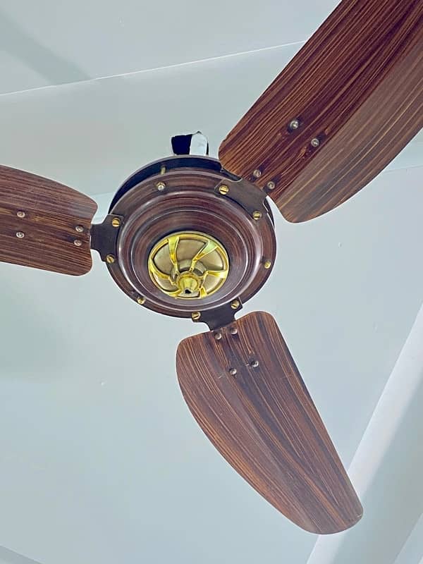 Wooden style fans 12