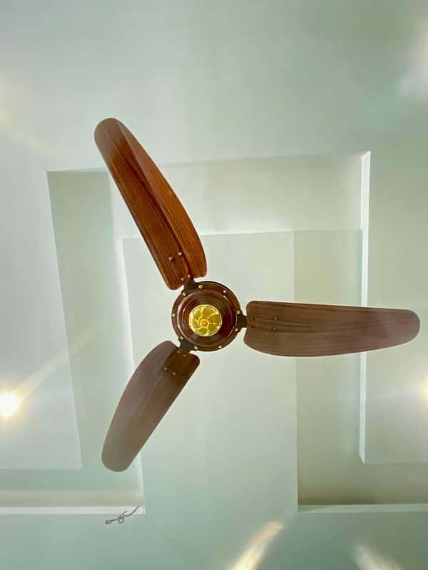 Wooden style fans 14