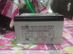 12 volt 12 A. h dry battery