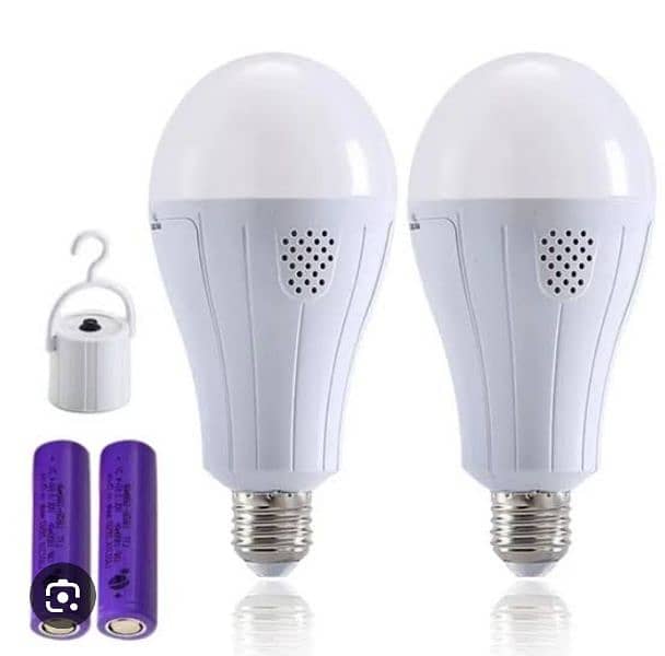 Rechargeable Bulb with 2 Lithium Batteries of 4500 mAh - Mini UPS Bulb 3