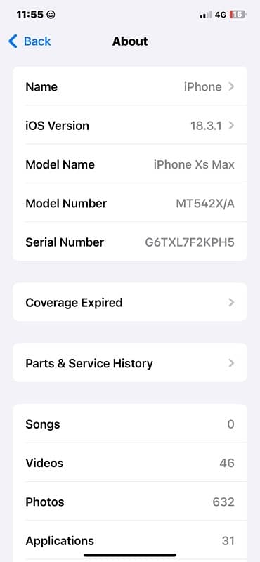 I Phone XS Max 256 GB 2