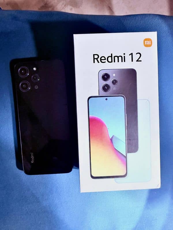 Redmi 12 8+4gb/128 PTA approved condition neo 0