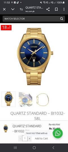 citizen watch  orignal