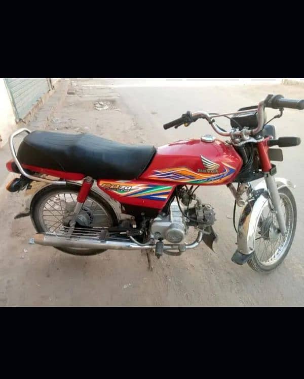 Honda CD 70 bike for sale urgent 1