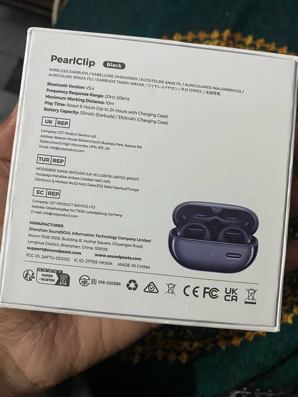 soundpeats pearclip brand new 1