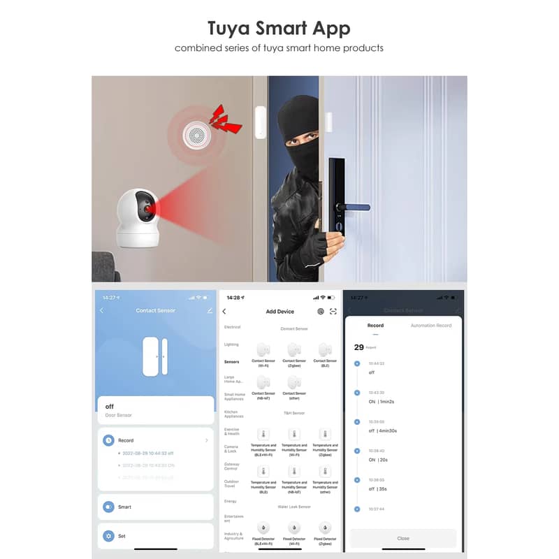 Tuya wifi door sensor 9