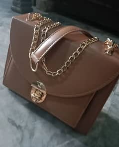 slightly used like new crossbody bag for women and new branded shoes