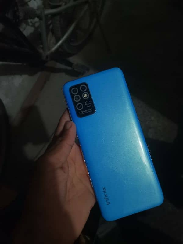 infinix Not 8  6/128 with box Exchange possible ha 2