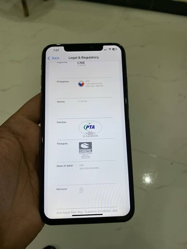 Iphone xs max pta approved 6