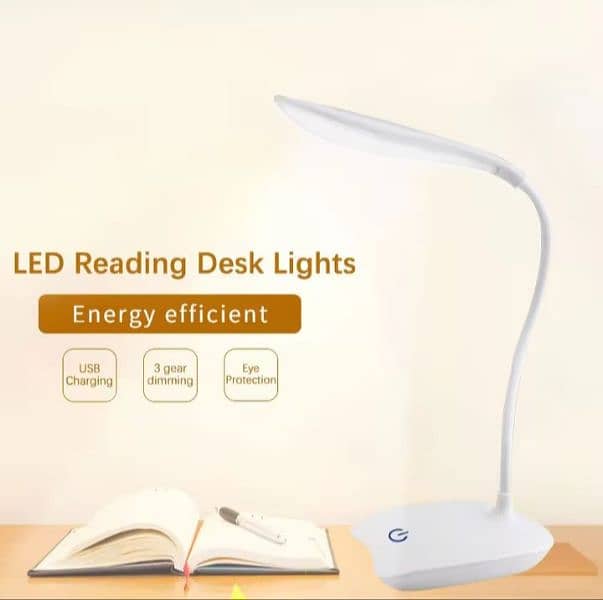 Study Lamp, LED desk lamp Usb chargeable 0