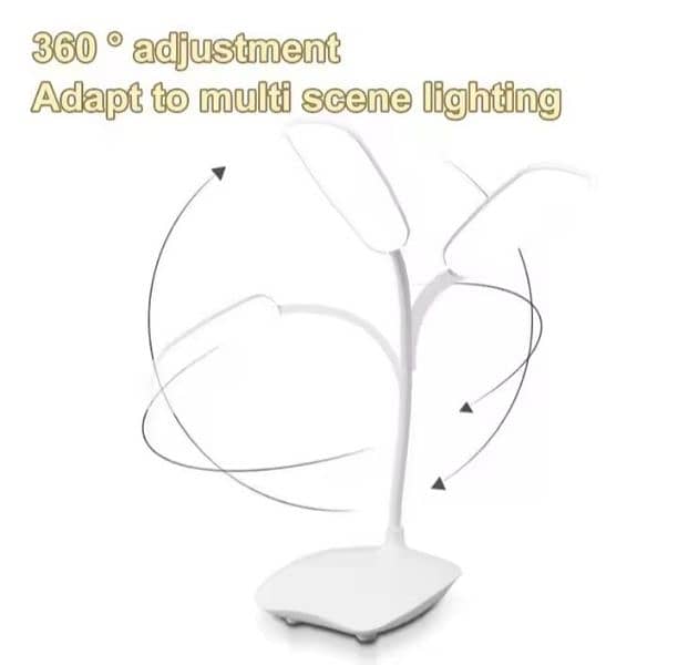 Study Lamp, LED desk lamp Usb chargeable 4