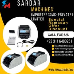 currency cash counting, packet Bundle counting,SM-machines in Pakistan