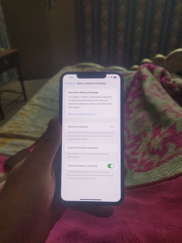 IPhone Xsmax pta approve single sim 256 gb 6