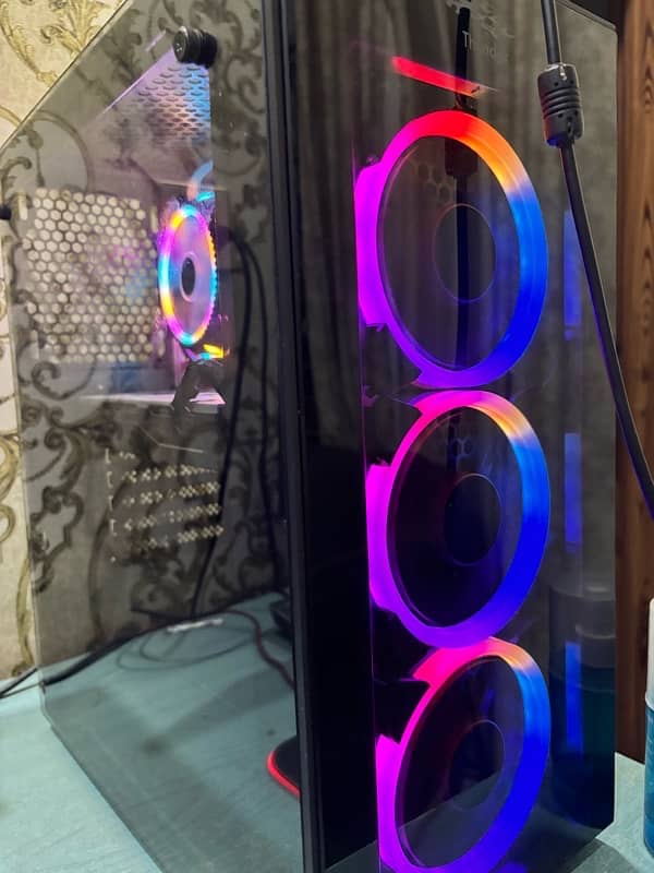 high gaming pc with rgb casing 0