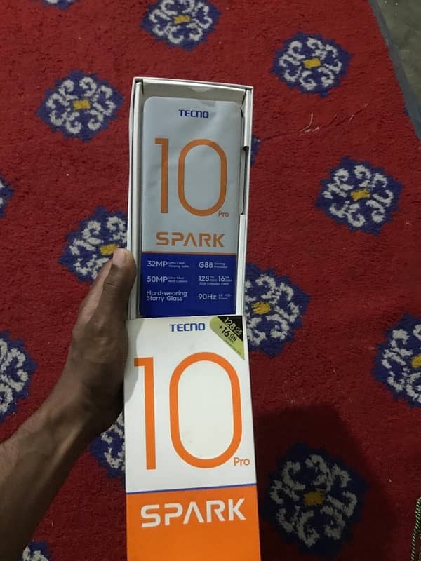 Tecno Spark 10Pro With Box & Charger All Ok Set No issue 5