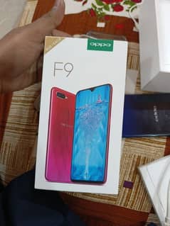 oppo F9 4/64 GB complet saman with vooc fast charger