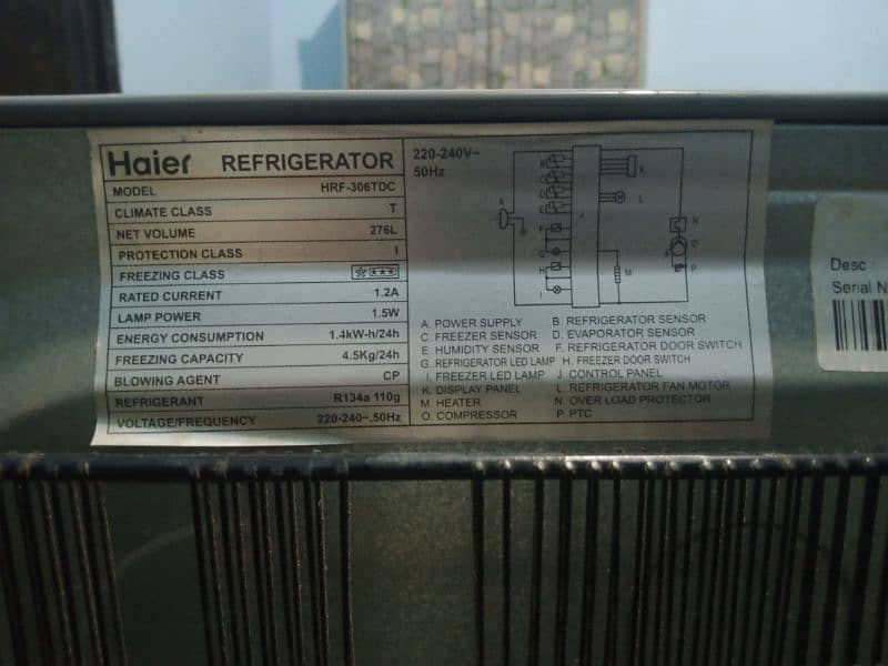 Haier Refrigerator (Touch Screen) 3