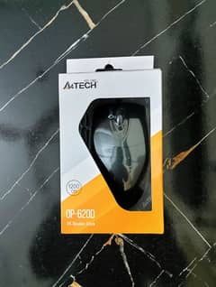 A4Tech OP-620D Wired Optical Mouse - 2x Click Button - 1200 DPI.