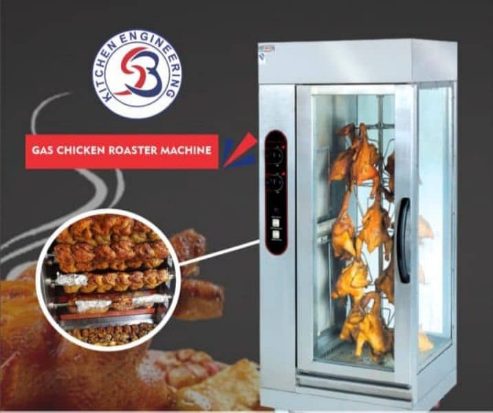 Chicken Rotisserie-Pop corn-slush-candy flow's-Dough mixer equipment 0