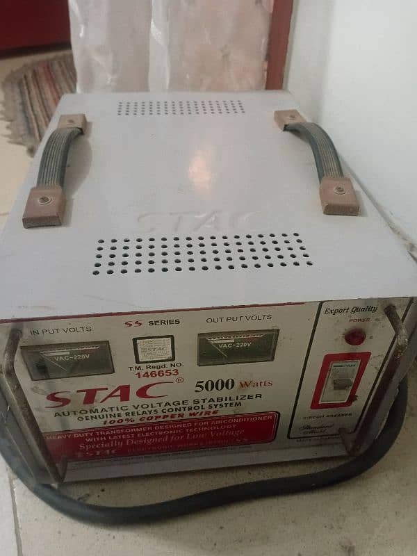 STAC Stablizer 5000 Watts in 100% Original Copper 1