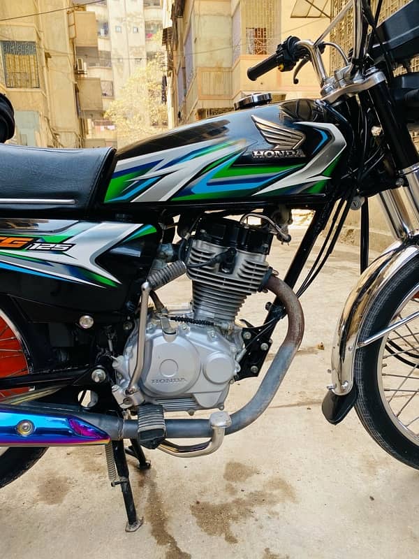 honda cg 125 karachi number 4