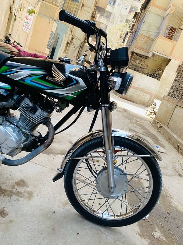 honda cg 125 karachi number 5