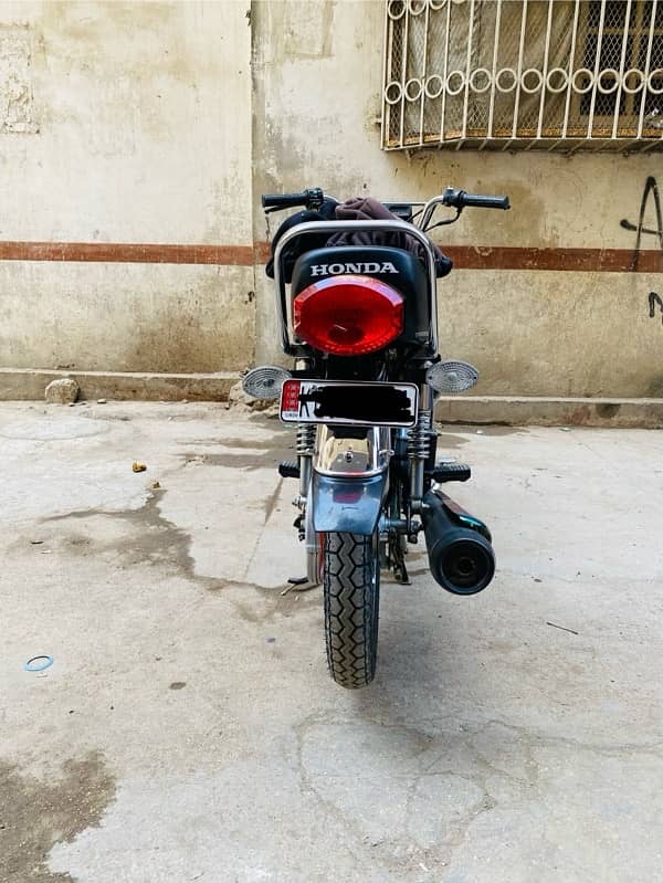 honda cg 125 karachi number 7